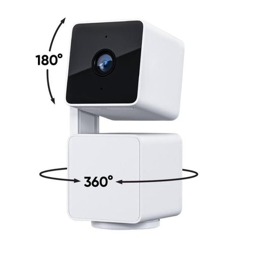 WYZE Cam Pan v3, Indoor/Outdoor IP65-Rated 1080p Pan/Tilt/Zoom Wi-Fi Smart Home Security Camera with Color Night Vision, 2-Way Audio, Compatible with Alexa & Google Assistant, Free Expert Setup