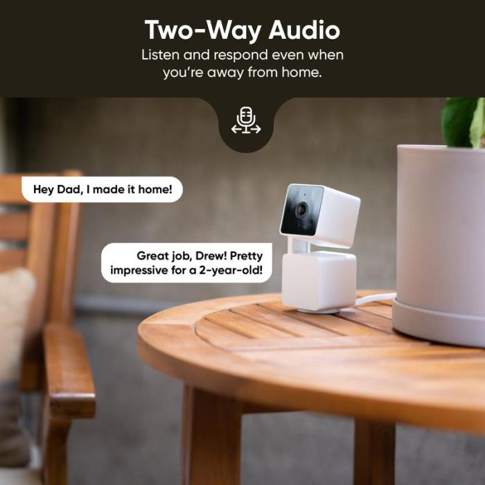 WYZE Cam Pan v3, Indoor/Outdoor IP65-Rated 1080p Pan/Tilt/Zoom Wi-Fi Smart Home Security Camera with Color Night Vision, 2-Way Audio, Compatible with Alexa & Google Assistant, Free Expert Setup